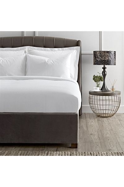 PIRILTI COLLECTION 50X70 Stripe Striped Cotton/Satin Pillow Case