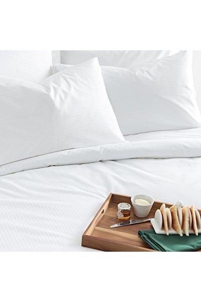 PIRILTI COLLECTION 50X70 Stripe Striped Cotton/Satin Pillow Case