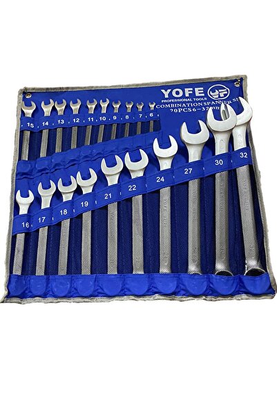 ABS 20 'li Yofe Kombine Anahtar Pro Takım