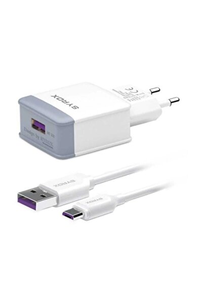 Syrox Redmi 9A / 9C Uyumlu Micro Usb Hızlı Şarj Aleti Seti / Şarj Cihazı 3.0A...