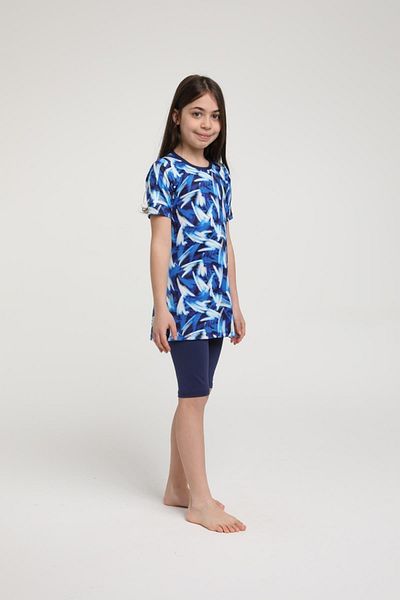 SEBOTEKS Short Sleeve Tights Girl's Swimsuit 35105