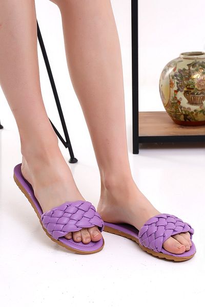 Wordex Rs 1217 împletit zilnic confortabil papuci casual femei papuci de plajă la malul mării