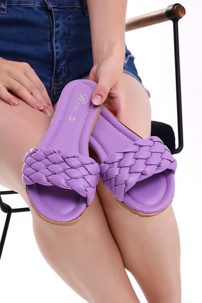 Wordex Rs 1217 împletit zilnic confortabil papuci casual femei papuci de plajă la malul mării