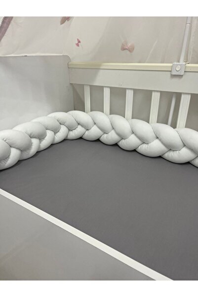 meleginisiklitoplari Örgü Korumalık 500 Cm 3'lü Örgü / 90x190 Montessori Yata...