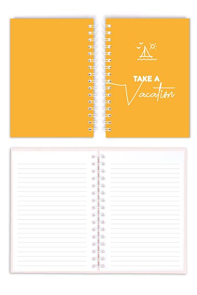 paperlab A5 Lined Spiral Notebook