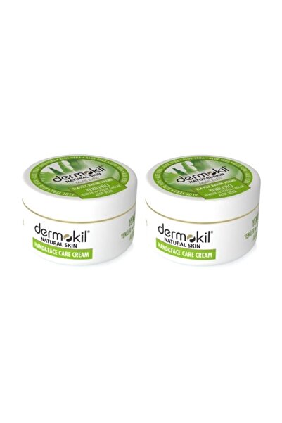 Dermokil كريم الألوفيرا 300 مل للعناية باليدين والوجه - 2 قطعة