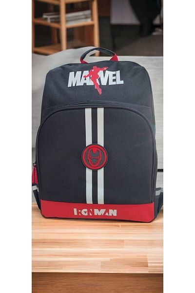 GENC DIJITAL BASKI Geanta de școală MARWVEL IRONMAN