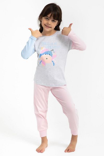 ROLY POLY طقم بيجامة للفتيات من Rolypoly Shall We Be Friends Karmelange
