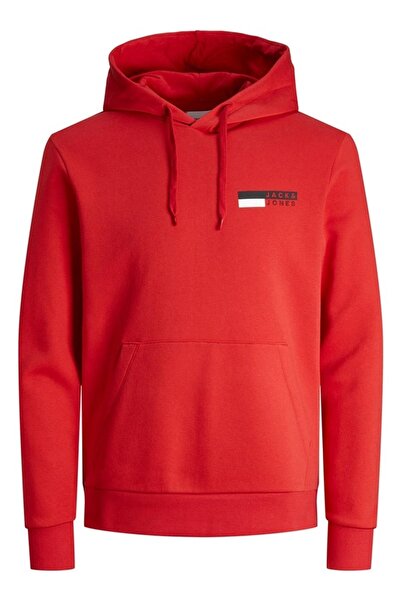 Jack & Jones JACK&JONES JJECORP LOGO SWEAT HOOD PLAY NOOS KIRMIZI