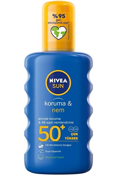 noip Sun SPF 50+ Koruma & Nem Güneş Spreyi, Suya Dayanıklı Nemlendirici Güneş...