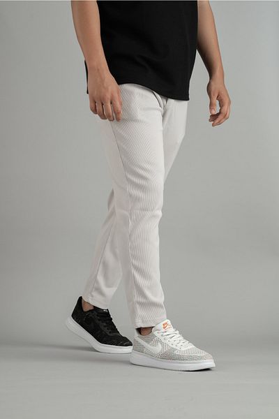bombe Men's Elastic Corded Jogger Pants Stone