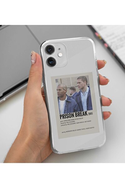 Flashy Shop Galaxy A24 Uyumlu Prison Break Minimalist Poster Tasarımlı Şeffaf Kılıf