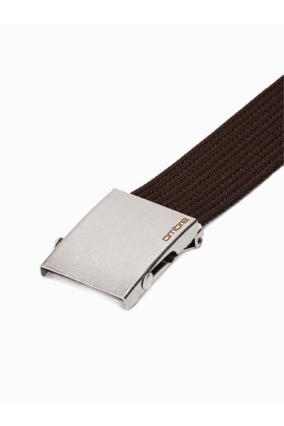 OMBRE Herren Sackleinengürtel A029 - dunkelgrau