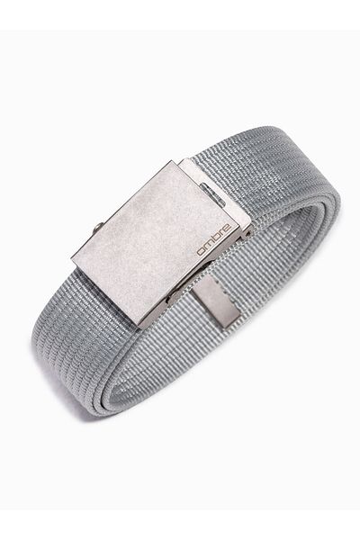 OMBRE Herren Sackleinengürtel A029 - dunkelgrau