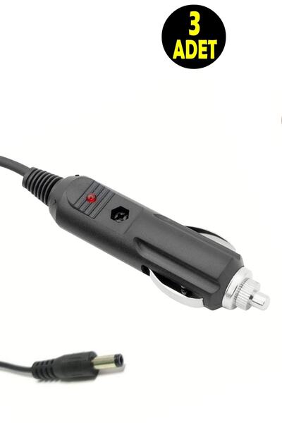 usin 3 Adet Ledli 1,5m Kablolu 12 Volt Sigortlalı Seyyar Motorsiklet Otomobil...