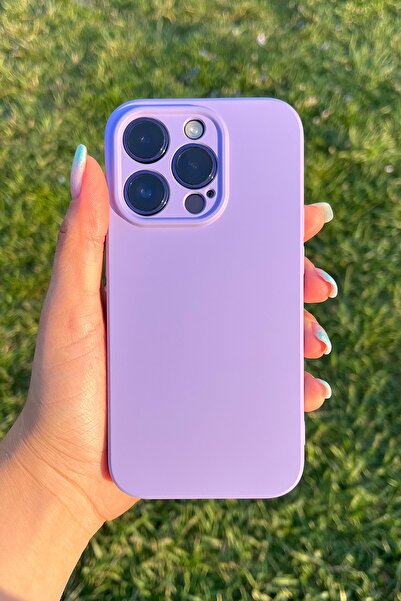 velvet Launch Matte Yellow Silicone Phone Case with Camera Protector for iPhone 14 Pro