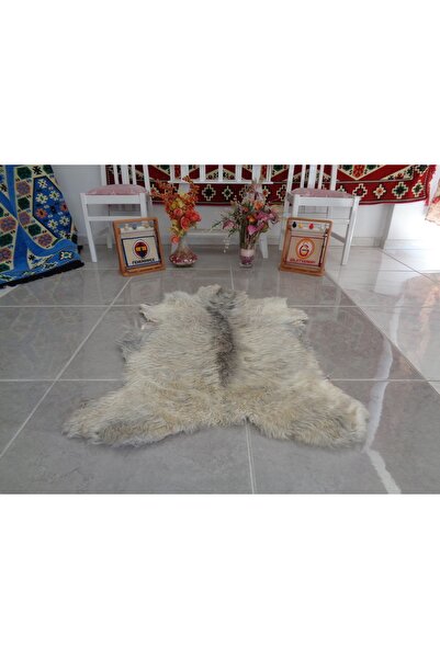 ŞAHMERDANOĞLU Gri Renklerde, Yumuşacık Tiftik Keçi Postu, Köpeğinize En Güzel...
