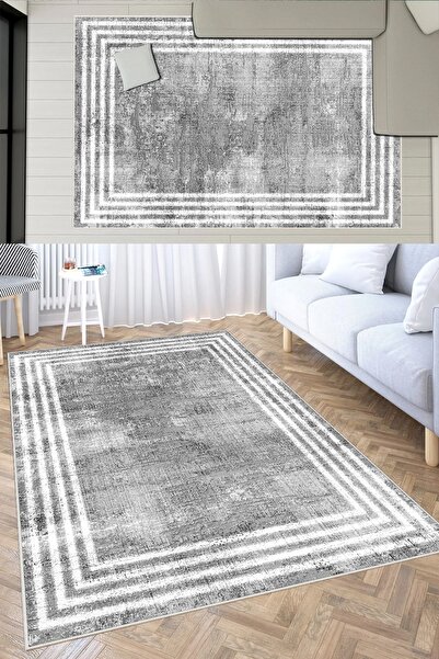 Qatalina Dijital Baskılı Kaymaz Taban Dot Taban Salon Halısı Mutfak Halısı Yo...