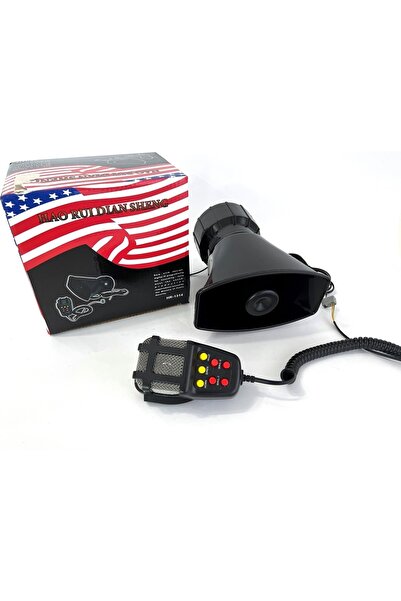 Sistem Led Market 7 Sesli Siren 12 Volt