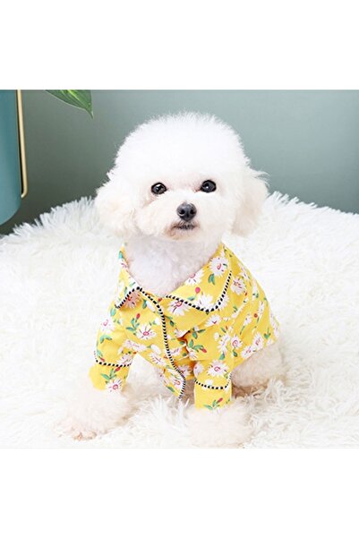 FloriaShopping قميص ملابس الحيوانات الأليفة سترة فاخرة ملابس القطط والكلاب أص...