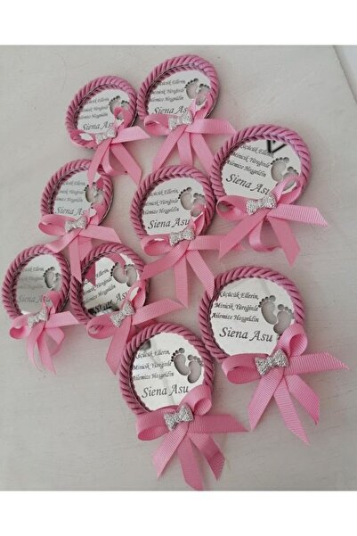 ŞİMŞEK Pleksi Kız Bebek Magnet