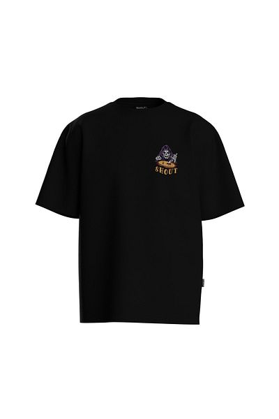 Shout Υπερμεγέθη Fake Face Oldschool Unisex T-shirt