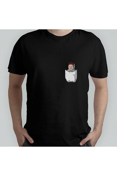 Pixxa Hasbulla Magomedov Mini Khabib 100% Cotton Crew Neck T-Shirt Model - 1