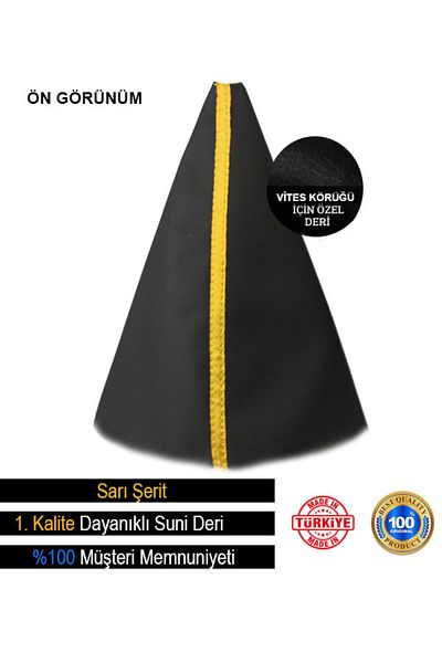 NURYAK أوبل كورسا C 2000-2004 متوافق مع الجلد الأسود تصميم خاص أصفر شريط رياضي خياطة التحول الجراب
