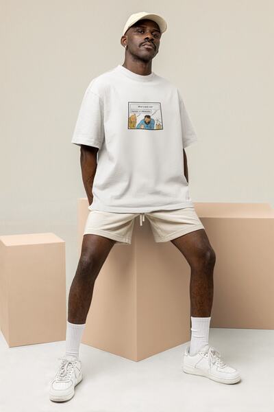 Adrift What A Week Huh?Captain It's Wednesday Designed Oversize Unisex T-shirt