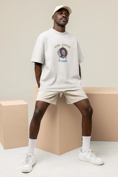 Adrift Dr Dre - Tricou oversize cu designul cronic