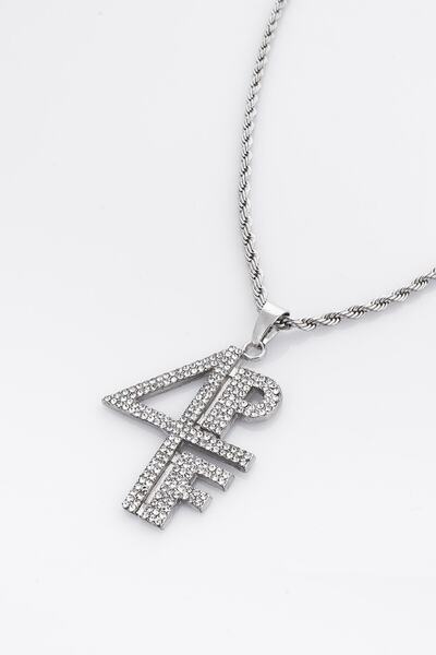 Iced 4PF Pendant Kolye Chain Kolye