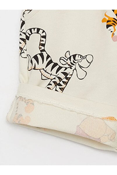 LC Waikiki Chlapecké šortky Lcw Baby Medvídek Pú a tygr s potiskem