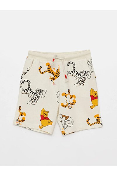LC Waikiki Chlapecké šortky Lcw Baby Medvídek Pú a tygr s potiskem