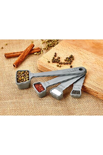 Plastlife TAYEM 4’lü Ayarlı Ölçü Ve Baharat Kaşığı