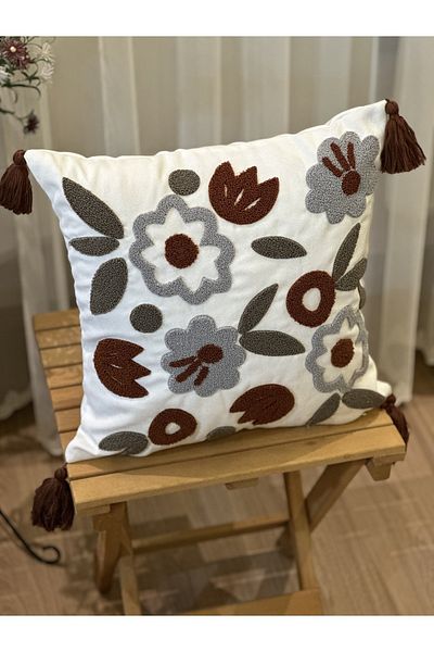 BUGİ HOME COLLECTİON ΚΑΛΥΜΜΑ ΜΑΞΙΛΑΡΙΟΥ ΜΟΝΟ ΛΟΥΛΟΥΔΙ ΚΕΝΤΗΜΕΝΟ ΦΟΥΝΤΑ ΚΕΝΤΗΜΕΝΟ