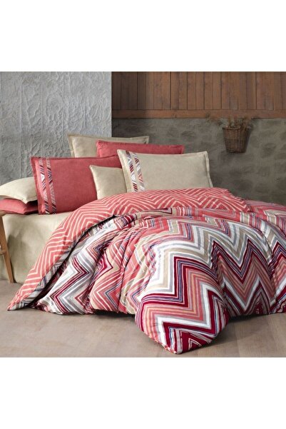 Sarev Maribo Flannel Duvet Cover Set Red for Single