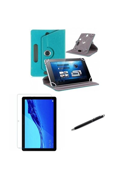 Hometech Alfa 8TX 8" Standlı Tablet Kılıfı+Nano Kırılmaz Ekran Koruyucu+Dokunmatik Kalem