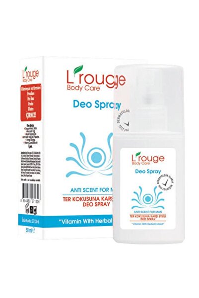 L'ROUGE Deo Spray For Man Erkek Deodorant /erkek Deodorant Terlemeyi Değil Te...