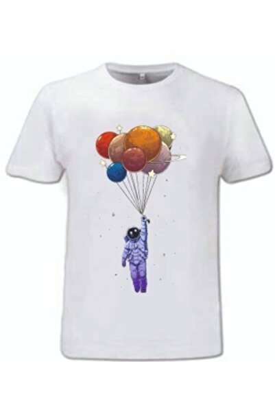 LADİJİTAL BASKI ÇÖZÜMLERİ Beli astronaut od Digitalna štampa delova T-shirt