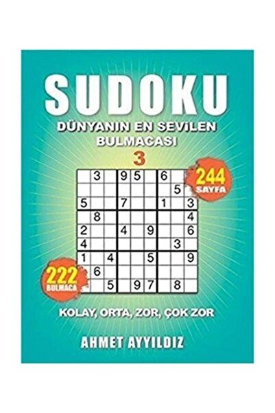 Olimpos Yayınları Ahmet Ayyıldız-sudoku-dünyanın En Sevilen Bulmacası 3 97860...