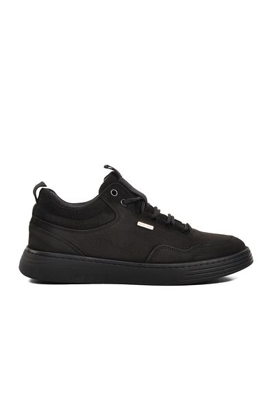 Pierre Cardin 779616   Μαύρα ανδρικά παπούτσια από γνήσιο δέρμα Nubuck