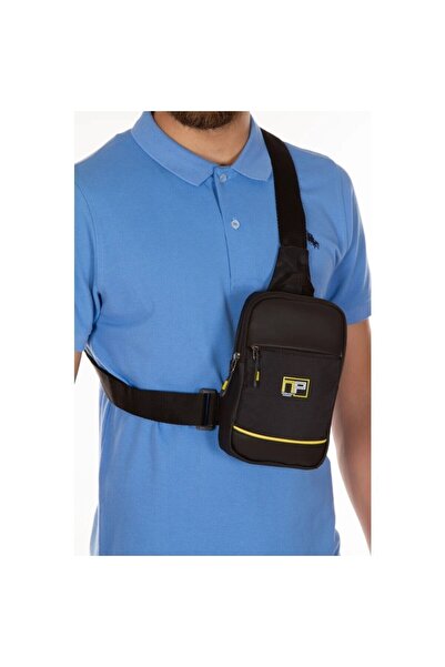 BKR Newish Polo Unisex Telefon Bölmeli Çapraz Askılı Bel Omuz Ve Spor Göğüs G...