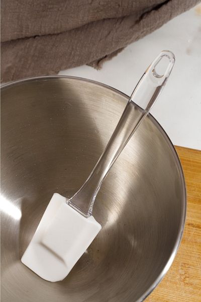 ray plastik Silicone Spatula with Transparent Handle