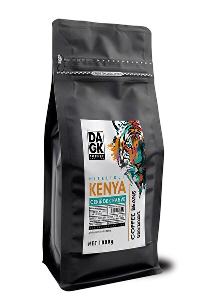 Dagk Kenya Çekirdek Kahve 1000g (%100 Arabica)