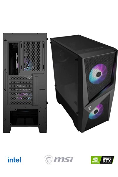 MSI İNTEL CORE İ5 12400F / 16GB DDR4 / 1 TB 3300-3100 MB /s M2 SSD / RTX4060 GAMING MASAÜSTÜ PC