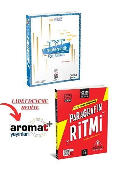 Üç Dört Beş Yayıncılık 345 ÜçDörtBeş 3 4 5 TYT Matematik Paragrafın Ritmi ÖSY...