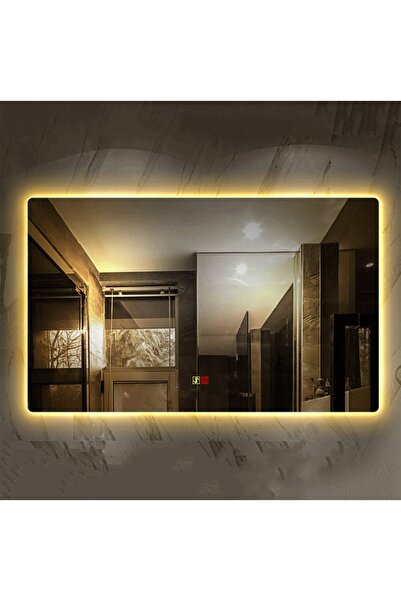 BUGUSAN (h)60x80 cm Buğu Çözücülü Dokunmatik Işıklı Ledli Banyo Aynası