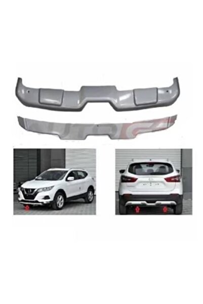 Niken Nissan Qashqai ön arka tampon koruması difüzör 2018-2021 Arası