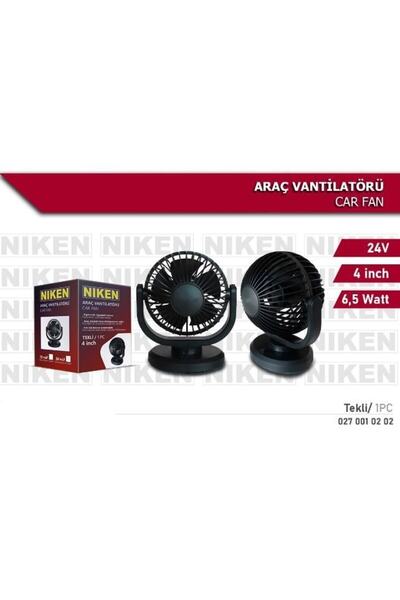 Niken Araç Içi Vantilatör Küçük Tek Başlı 24v 4 Inç tüm modeller