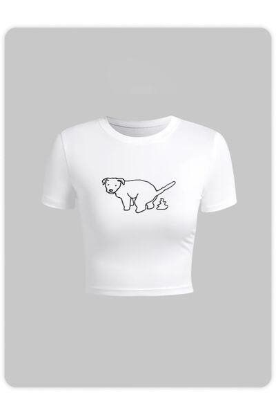 Jose Clothing ΓΥΝΑΙΚΕΙΑ ΕΚΠΤΩΜΕΝΗ ΣΤΟ ΣΩΜΑ ΚΟΝΤΟΜΑΝΙΚΗ CROP ΜΠΛΟΥΖΑ